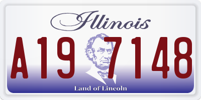 IL license plate A197148