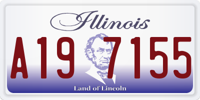 IL license plate A197155