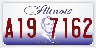 IL license plate A197162