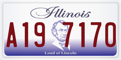 IL license plate A197170