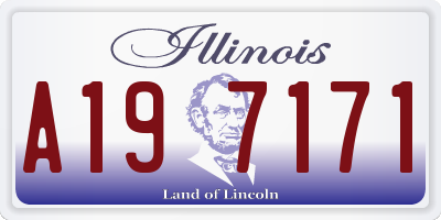 IL license plate A197171