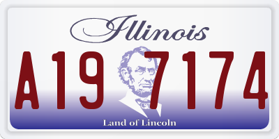 IL license plate A197174