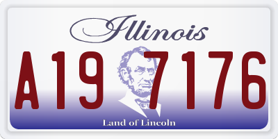 IL license plate A197176