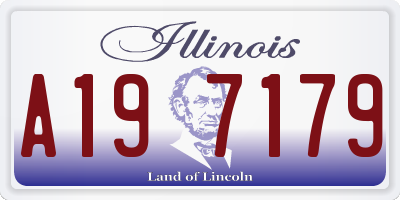 IL license plate A197179