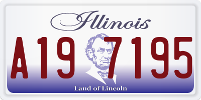 IL license plate A197195