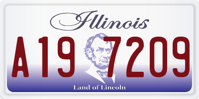 IL license plate A197209