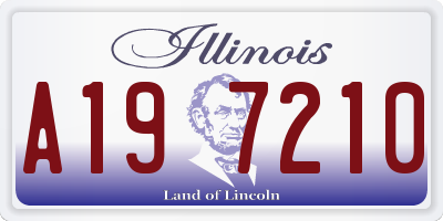 IL license plate A197210