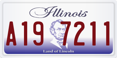 IL license plate A197211