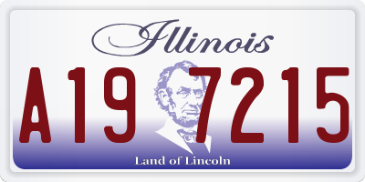 IL license plate A197215