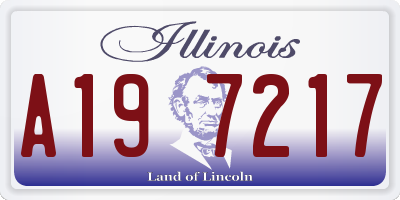 IL license plate A197217