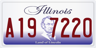 IL license plate A197220
