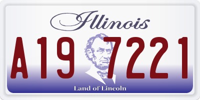 IL license plate A197221