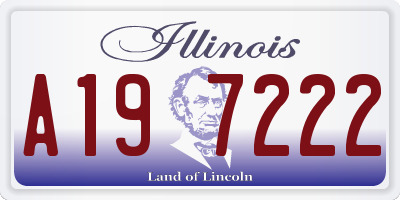 IL license plate A197222