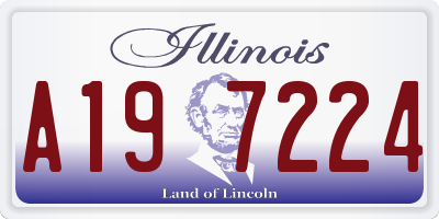 IL license plate A197224