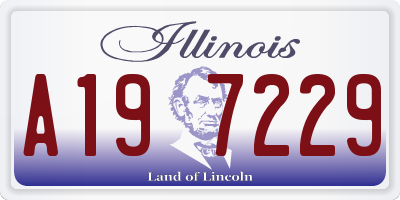 IL license plate A197229