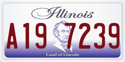 IL license plate A197239