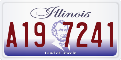 IL license plate A197241