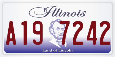 IL license plate A197242