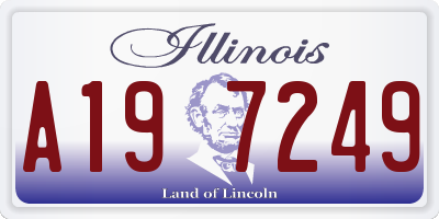 IL license plate A197249