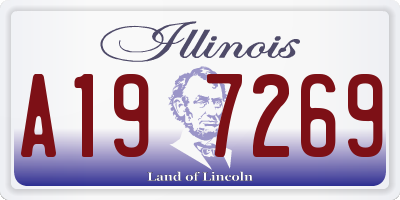 IL license plate A197269