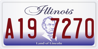 IL license plate A197270