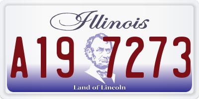 IL license plate A197273