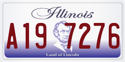 IL license plate A197276