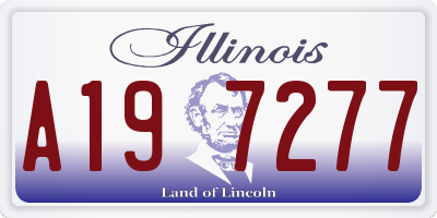 IL license plate A197277