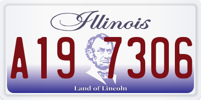 IL license plate A197306
