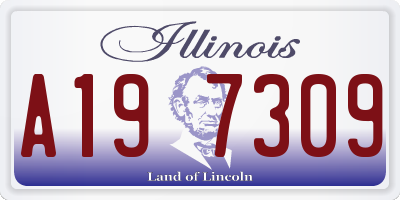 IL license plate A197309