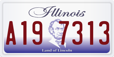 IL license plate A197313