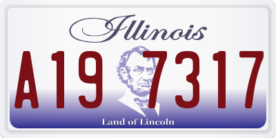 IL license plate A197317