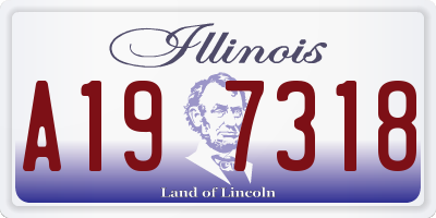 IL license plate A197318