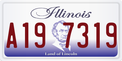 IL license plate A197319