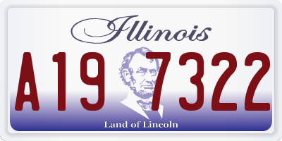 IL license plate A197322
