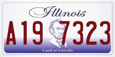 IL license plate A197323
