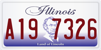 IL license plate A197326