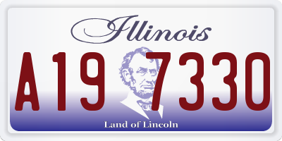 IL license plate A197330