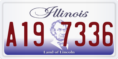 IL license plate A197336