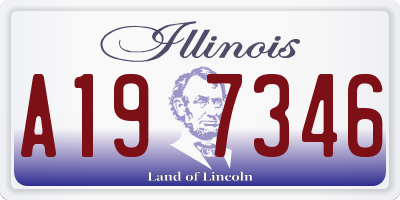 IL license plate A197346