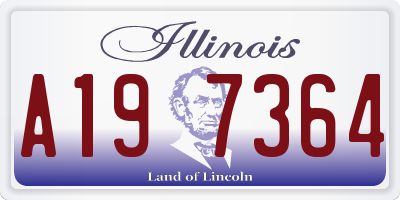 IL license plate A197364