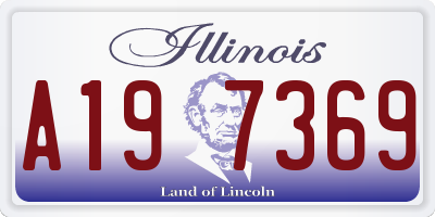 IL license plate A197369
