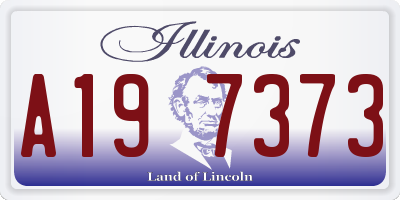 IL license plate A197373