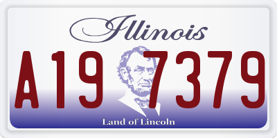 IL license plate A197379