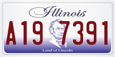 IL license plate A197391