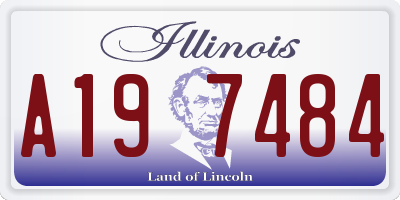 IL license plate A197484