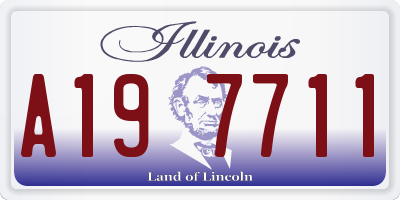 IL license plate A197711