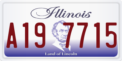 IL license plate A197715