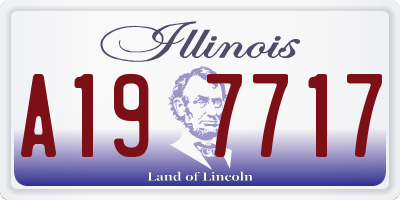 IL license plate A197717