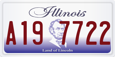 IL license plate A197722